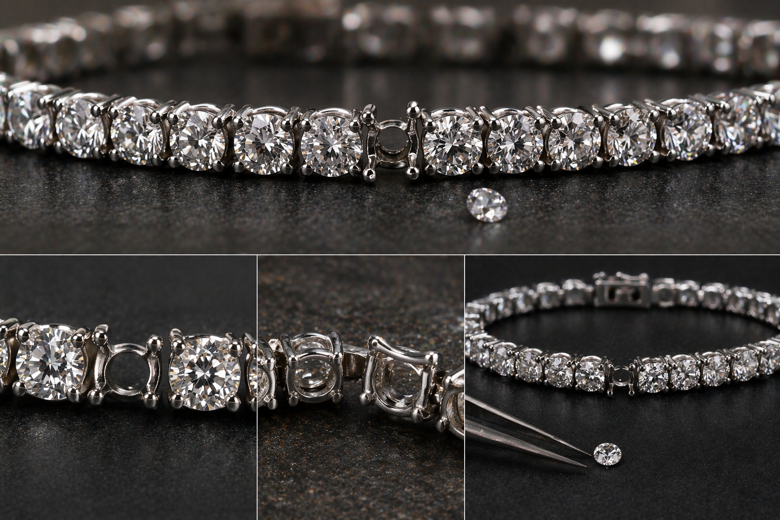 Why Do Diamonds Fall Out of Tennis Bracelets or Tennis Necklaces?