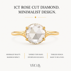 Rose Cut Diamond Minimalist