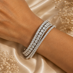 Classic Round Lab Diamond Tennis Bracelet