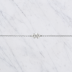 Handmade Marquise Cut Lab Grown Diamond Solitaire Bracelet in 14K Gold