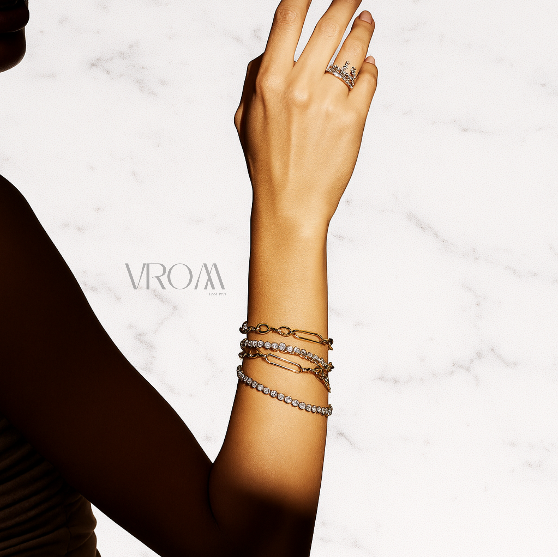 Oval Lab Grown Diamond Tennis Bracelet in Bezel-Set Solid 14K Gold