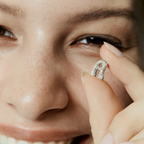 Diamond Initial Letter Pendant | Lab Grown Diamond | 14K Yellow Gold Pave Alphabet Charm