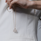 Diamond Initial Letter Pendant | Lab Grown Diamond | 14K Yellow Gold Pave Alphabet Charm