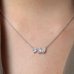 Modern Multi Shape Pendant Necklace | Lab Grown Diamond | 14K Yellow Gold Fine Jewelry