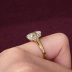 Cushion Cut Diamond Halo Engagement Ring, Cushion Diamond Ring with Round Halo, Classic Cushion Halo Ring, Luxury Diamond Engagement Ring