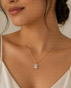 Oval Diamond Pendant Necklace, Oval Lab Grown Diamond Necklace, Solitaire Diamond Necklace, Gold Diamond Pendant, Minimalist Bridal Necklace