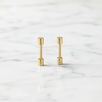 Minimalist Bezel Set Jewelry Set 4 in 1 | Lab Grown Diamond | 14K Yellow Gold