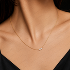 Dainty Trio Lab Diamond Necklace