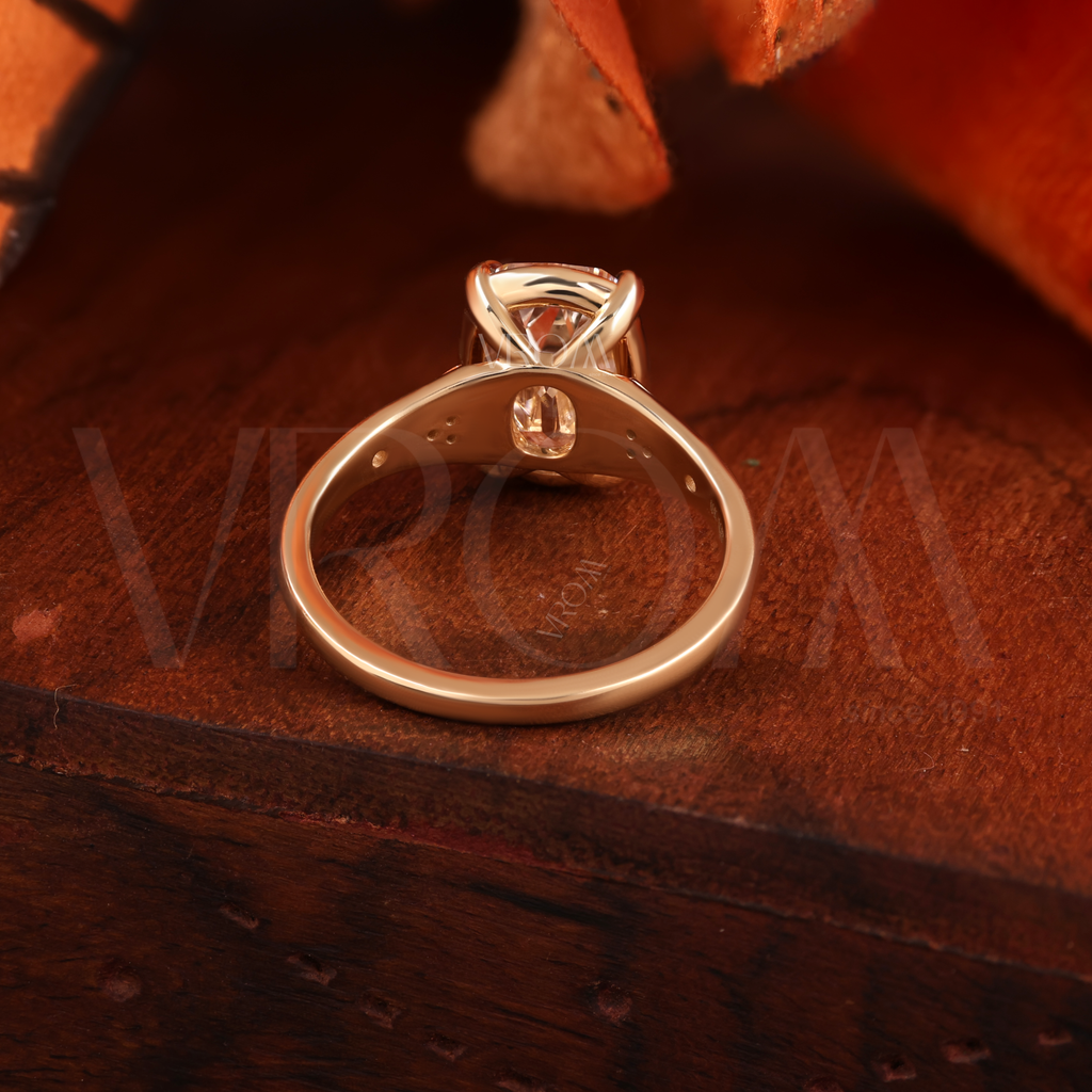 3.5CT Antique Old Mine Cushion Cut Ring Taylor Swift Ring