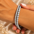 Classic Round Lab Diamond Tennis Bracelet