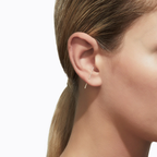 Linear Zig Zag Earring Lightning Design | Lab Grown Diamond | 14K Yellow Gold