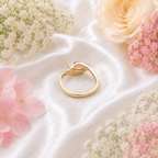 Pink Marquise Lab Grown Diamond Engagement Ring, Minimalist Crossover Ring, Pavé Diamond Band, Dainty Wedding Ring, 10K 14K 18K Gold