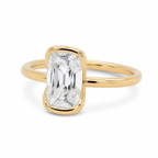 Old Mine Cushion Diamond Signet Ring
