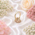 Pink Radiant Lab Grown Diamond Halo Engagement Ring, Pavé Diamond Band, Pink Diamond Ring, 10K 14K 18K Gold
