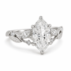 Dutch Marquise Diamond Signet Ring