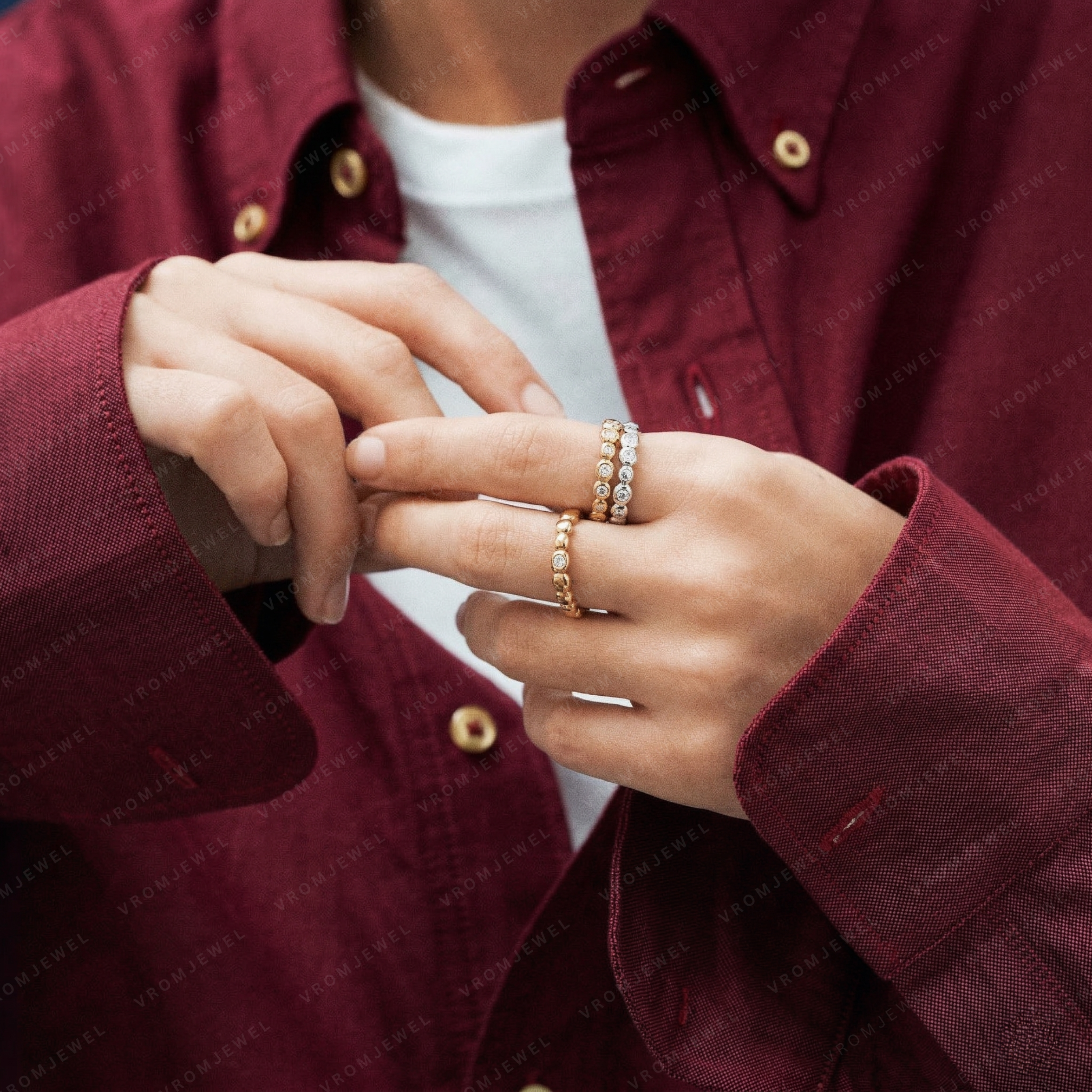 Minimalist Diamond Ring | Lab Grown | Bezel Set | 14K Yellow Gold