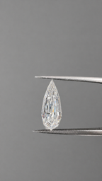 Pear Step Cut Diamond Sculpted Ring