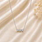 Dainty Trio Lab Diamond Necklace