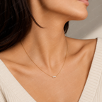 Dainty Trio Lab Diamond Necklace