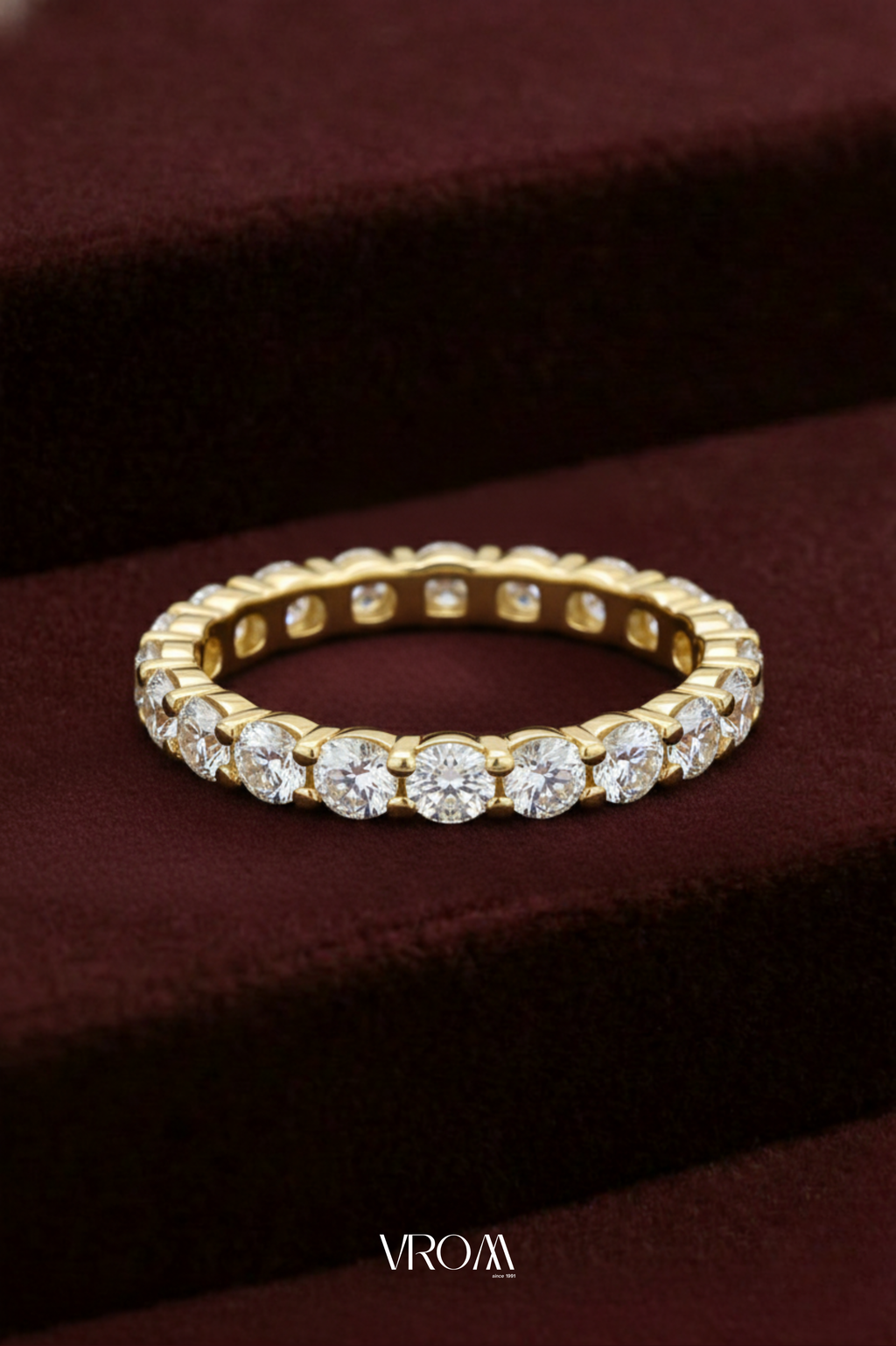 Radiant Diamond Stackable Ring, Four Band Diamond Ring, Statement Engagement Ring, Lab Grown Diamond Ring, Multi Band Bridal Ring