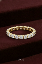 Radiant Diamond Stackable Ring, Four Band Diamond Ring, Statement Engagement Ring, Lab Grown Diamond Ring, Multi Band Bridal Ring