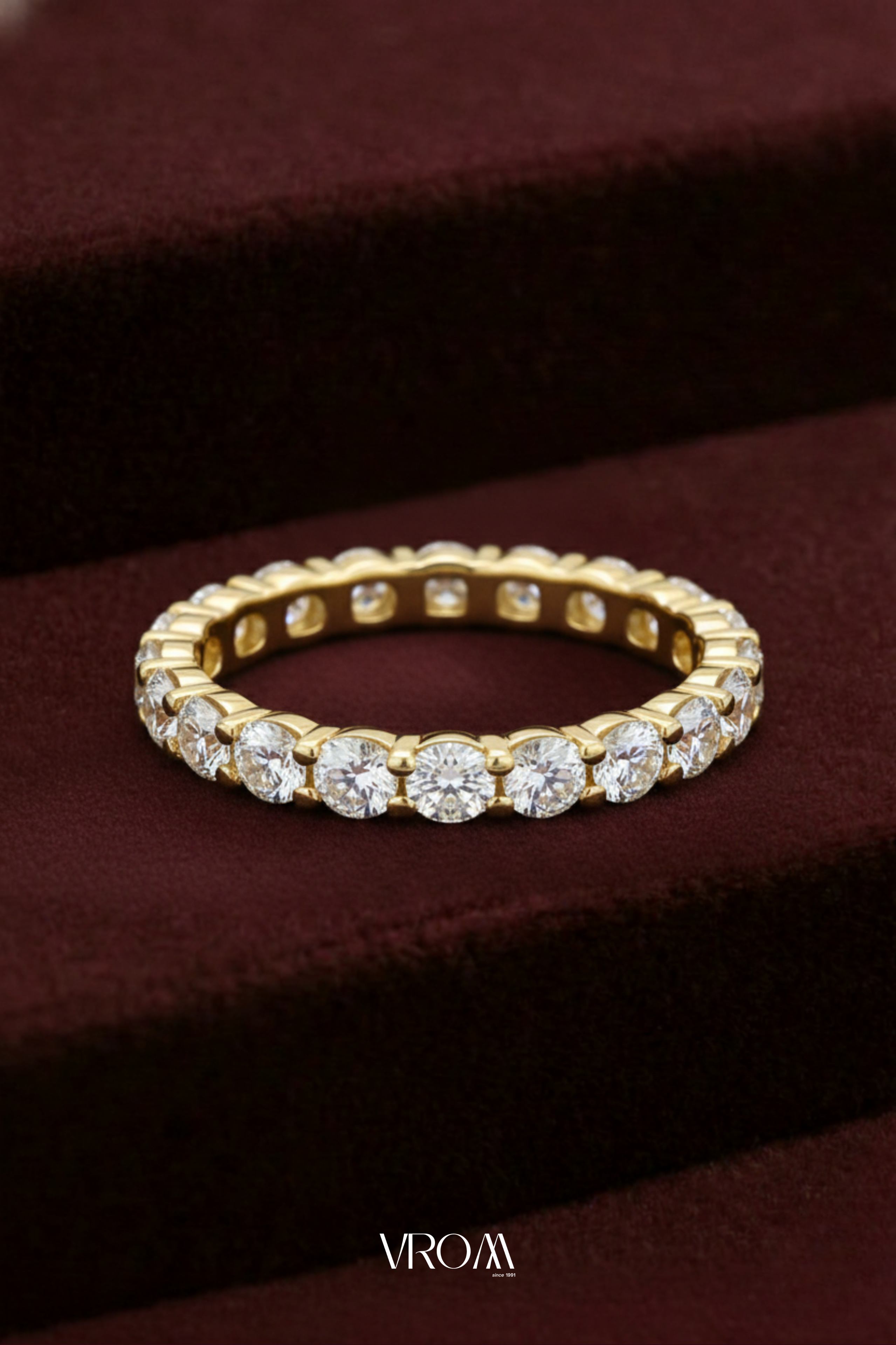 Radiant Diamond Stackable Ring, Four Band Diamond Ring, Statement Engagement Ring, Lab Grown Diamond Ring, Multi Band Bridal Ring