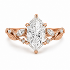 Dutch Marquise Diamond Signet Ring