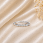 Diamond Eternity Band | Lab Grown | Solid 14K Yellow Gold Stacking Ring