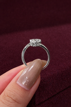 Pear Diamond Open Ring, Double Pear Diamond Ring, Minimalist Pear Diamond Engagement Ring, Modern Open Diamond Ring, Toi et Moi Style Ring