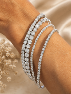 Classic Round Lab Diamond Tennis Bracelet