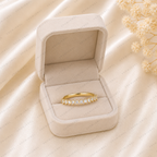 Diamond Eternity Band | Lab Grown | Solid 14K Yellow Gold Stacking Ring