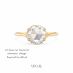 Rose Cut Diamond Minimalist