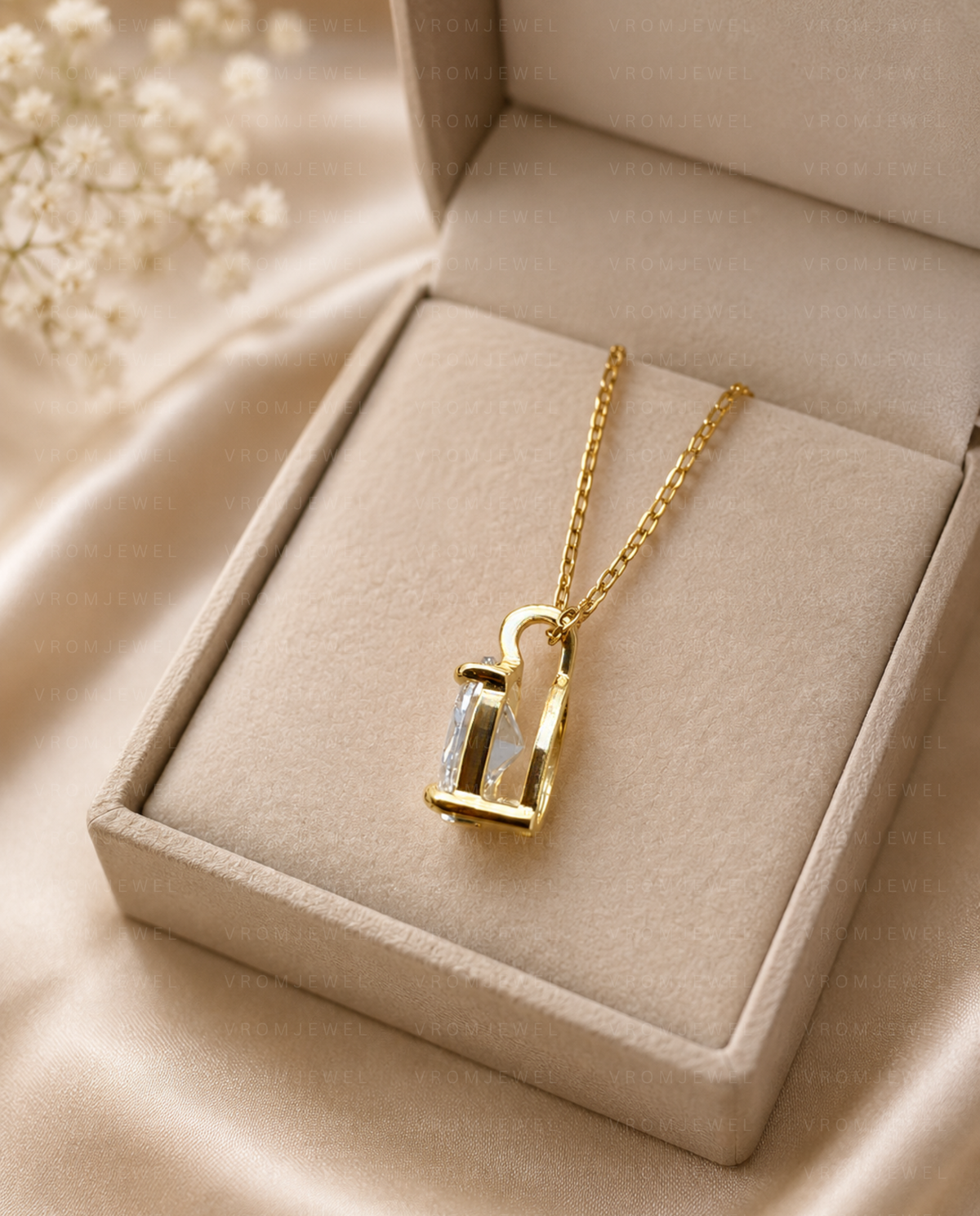 Oval Diamond Pendant Necklace, Oval Lab Grown Diamond Necklace, Solitaire Diamond Necklace, Gold Diamond Pendant, Minimalist Bridal Necklace