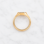 Astra Hexagon 2 CT East-West Bezel Engagement Ring | Lab Grown Diamond IGI Certified | 14K Gold Unique Bridal Ring