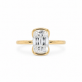 Old Mine Cushion Diamond Signet Ring