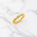 Minimalist Diamond Ring | Lab Grown | Bezel Set | 14K Yellow Gold
