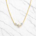 Pear & Marquise Diamond Necklace: 0.48CT 14K/18K Gold Drop Pendant