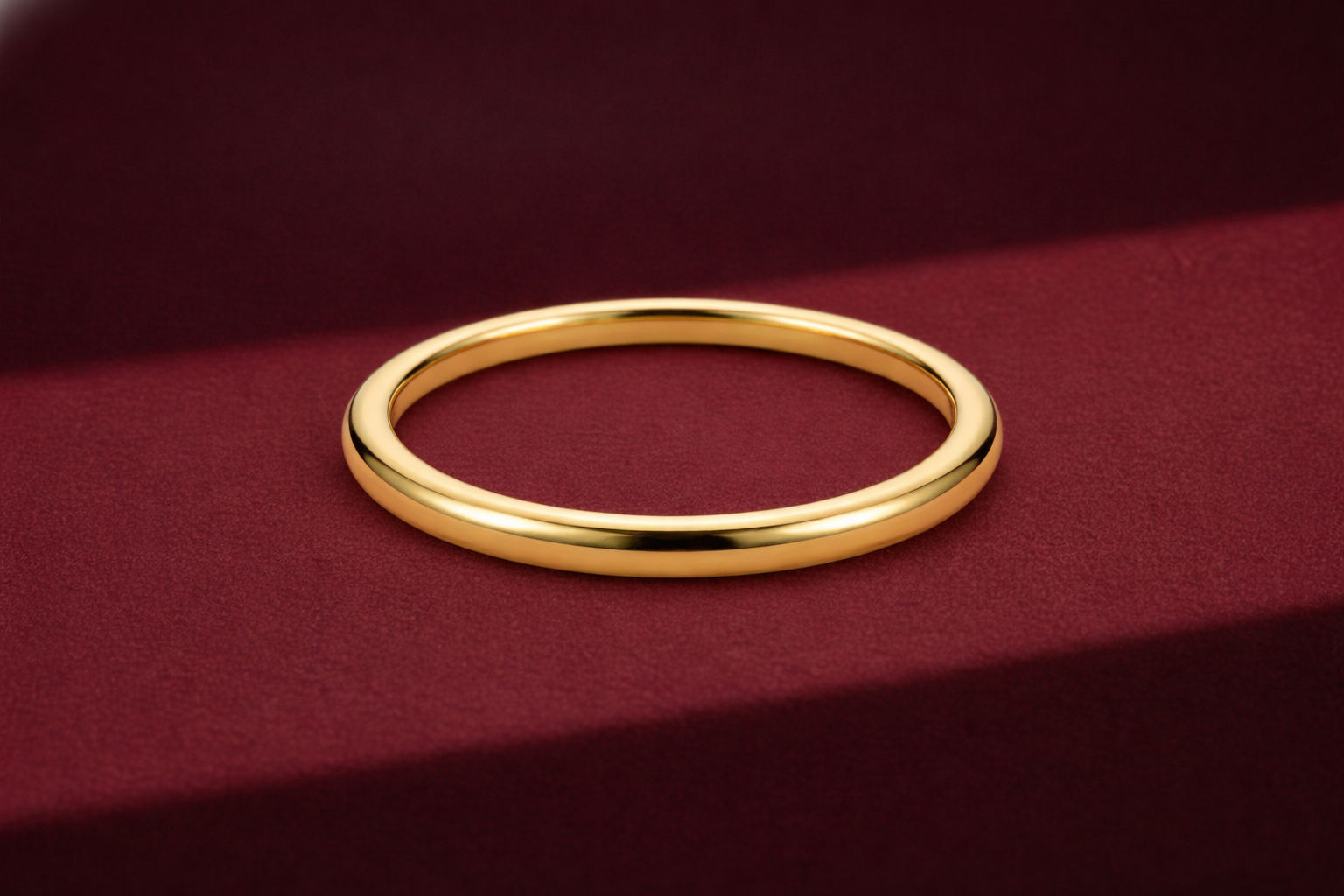 Solid Gold Stackable Band, Minimalist Gold Ring, Plain Gold Wedding Band, Stackable Gold Ring, Dainty Gold Band