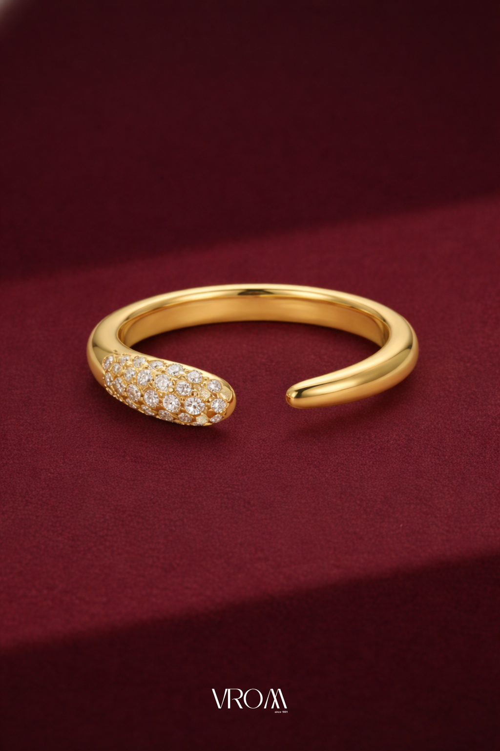 Oval Diamond Stackable Ring, Four Band Diamond Ring, Statement Gold Ring, Lab Grown Diamond Engagement Ring, Multi Band Luxury Ring