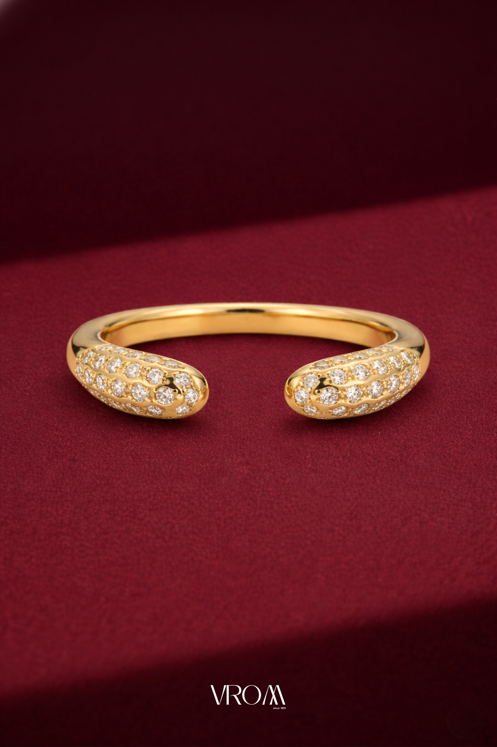 Oval Diamond Stackable Ring, Four Band Diamond Ring, Statement Gold Ring, Lab Grown Diamond Engagement Ring, Multi Band Luxury Ring