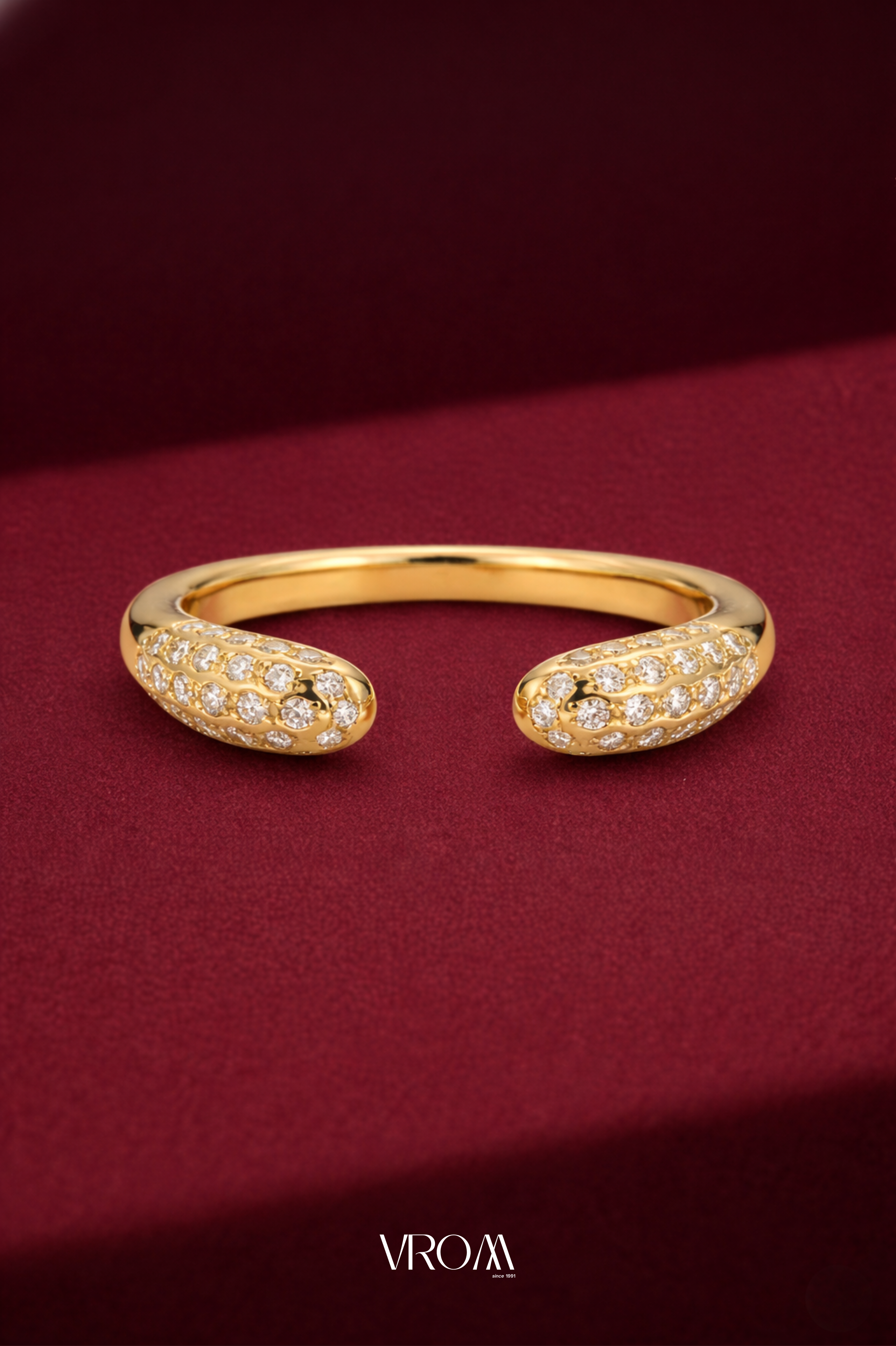 Oval Diamond Stackable Ring, Four Band Diamond Ring, Statement Gold Ring, Lab Grown Diamond Engagement Ring, Multi Band Luxury Ring