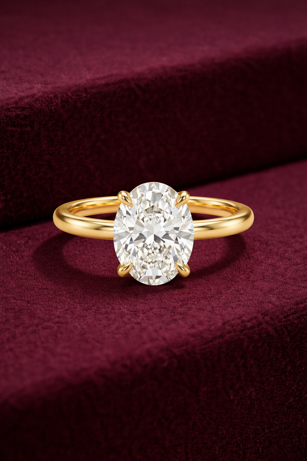 Oval Diamond Halo Stackable Ring Set, Oval Cut Diamond Engagement Ring, 4 Band Stack Ring, Tiger Prong Diamond Ring, Pave Diamond Ring