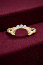 Oval Diamond Halo Stackable Ring Set, Oval Cut Diamond Engagement Ring, 4 Band Stack Ring, Tiger Prong Diamond Ring, Pave Diamond Ring