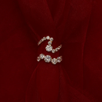 Round Diamond Wave Band | Lab Grown Diamond | 14K Yellow Gold Unique Curved Setting