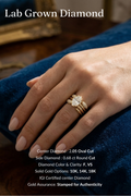 Oval Diamond Stackable Ring, Four Band Diamond Ring, Statement Gold Ring, Lab Grown Diamond Engagement Ring, Multi Band Luxury Ring