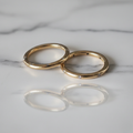Modern Star Engrave Eternity Band | Lab Grown Diamond | 14K Yellow Gold Fine Jewelry