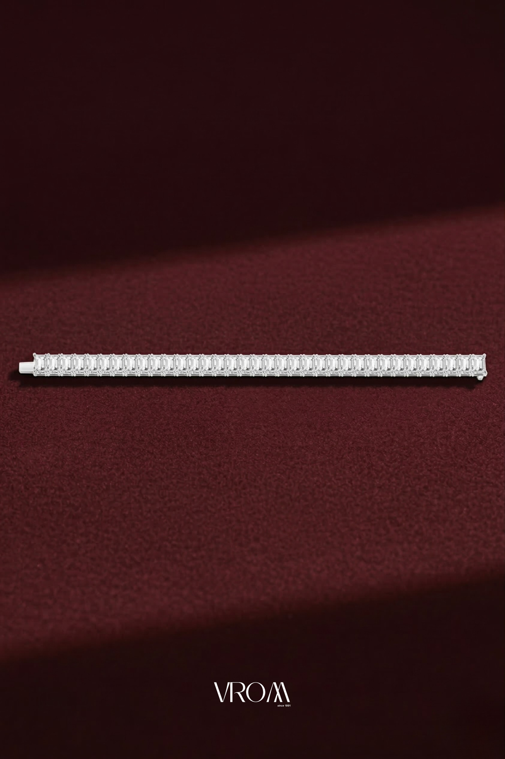 Emerald Cut Diamond Tennis Bracelet 15 CT, Luxury Diamond Bracelet, Statement Gold Bracelet, Full Eternity Diamond Bracelet, Fine Jewelry