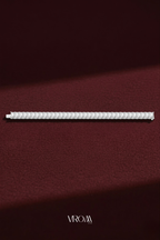 Emerald Cut Diamond Tennis Bracelet 15 CT, Luxury Diamond Bracelet, Statement Gold Bracelet, Full Eternity Diamond Bracelet, Fine Jewelry