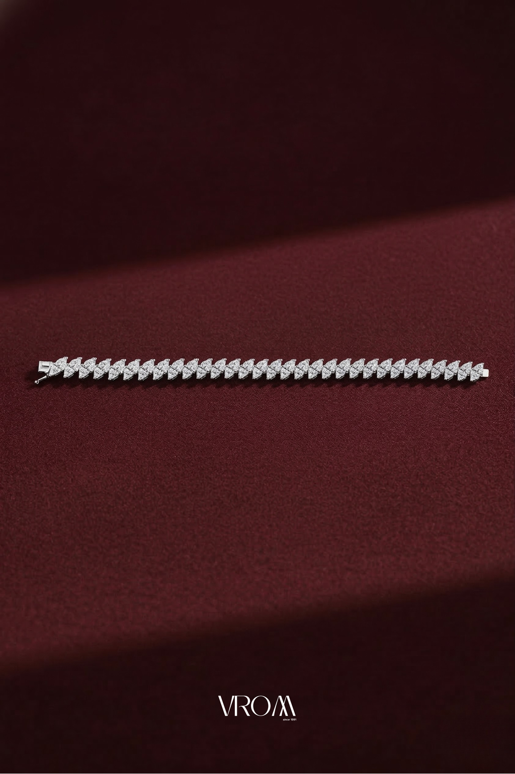 Marquise Diamond Tennis Bracelet 14 CT, Luxury Diamond Bracelet, Feather Style Diamond Bracelet, Statement Gold Bracelet, Marquise Jewelry