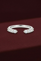 Round Diamond Stackable Band, Dainty Diamond Band Ring, Minimalist Diamond Wedding Band, Stackable Gold Diamond Band, Fine Jewelry Ring
